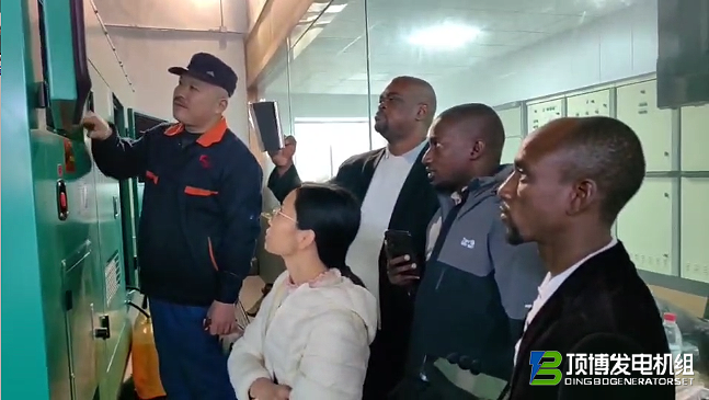 突尼斯客戶蒞臨我公司，深度體驗(yàn)200kw濰柴靜音柴油發(fā)電機(jī)組